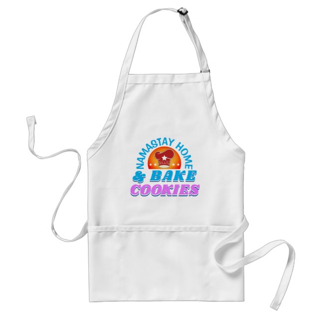 Tablier Namastay Cookies de la maison et du pain (Devant)