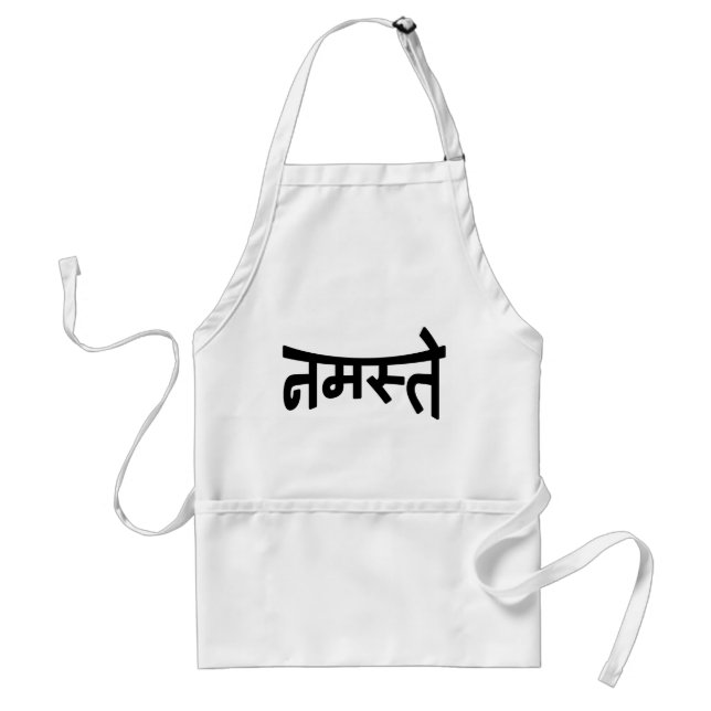 Tablier Namaste (न म स् ते) - Script Devanagari (Devant)