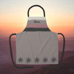 Tablier Natural Southwestern Style Ajouter un nom Apron