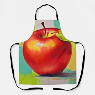 Tablier Nature morte vibrante de pomme
