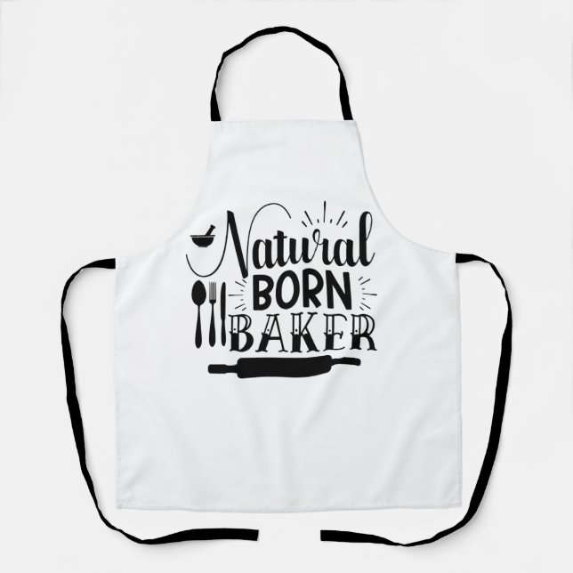 Tablier Naturel Born Baker (Recto)