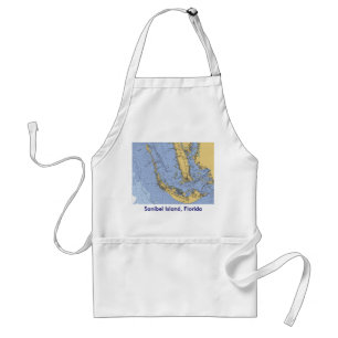 Tablier nautique de diagramme de la Floride d'île