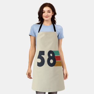 Tablier né en 1958 anniversaire vintage