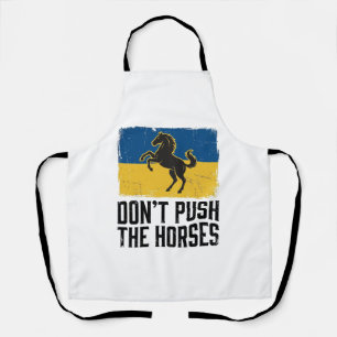 Tablier Ne Pousse Pas Le Cheval Cheval Vintage