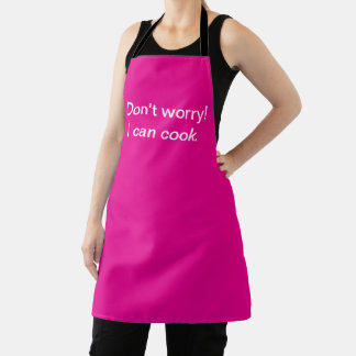 Tablier Ne t'inquiète pas, je peux cuisiner.