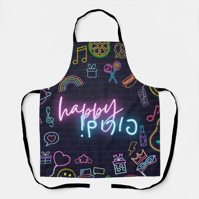 Tablier Neon Purim (Recto)