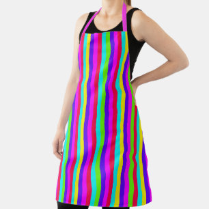 Tablier Neon Rainbow Stripe