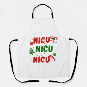 Tablier NICU Festive Noël design