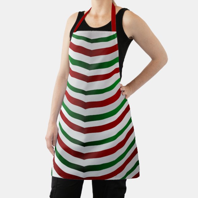 Tablier Noël Aprons Festive Sucre de canne de vacances Apr (Insitu)