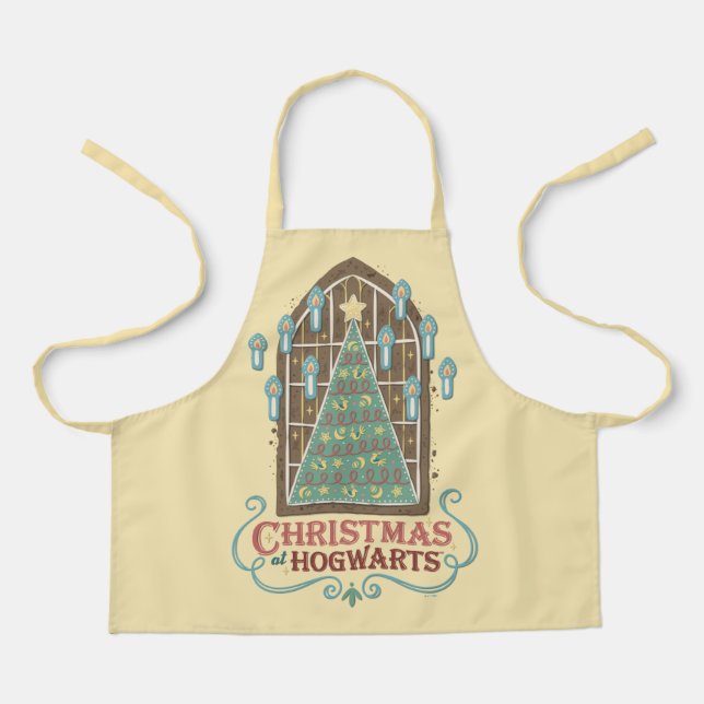 Tablier Noël chez HOGWARTS™ - Graphique de cookies (Recto)
