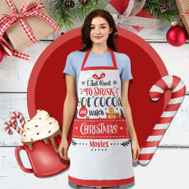 Tablier Noël de Noël de Noël de Noël Typographie moderne