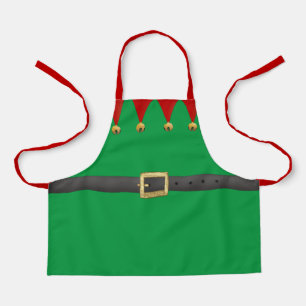 Tablier Noël des elfes de l'atelier de Cute Père Noël