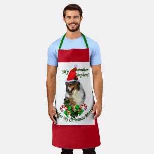Tablier Noël du berger australien