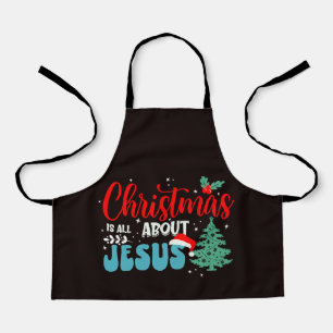 Tablier Noël est tout sur Jésus-43687