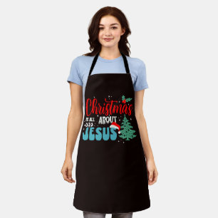 Tablier Noël est tout sur Jésus-43687
