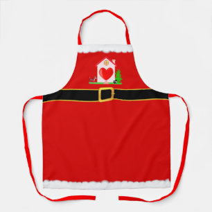 Tablier Noël moderne Père Noël
