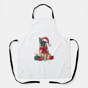 Tablier Noël Noël Noël Fête du Père Noël Malinois