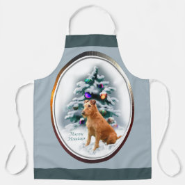 Tablier Noël personnalisé irlandais Terrier