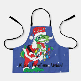 Tablier Noël TySantaSaurus