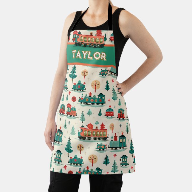 Tablier Noël Vintage personnalisé (Insitu)