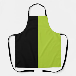 Tablier Noir et vert néon
