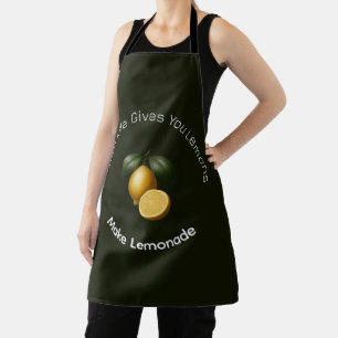 Tablier noir - Quand la vie vous donne des citrons