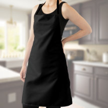 Tablier Noir Uni