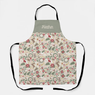 Tablier Nom customisé Très Joyeux Noël Apron