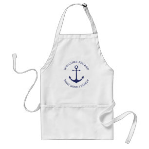 Tablier Nom de bateau personnalisé Bienvenue à bord de l'a