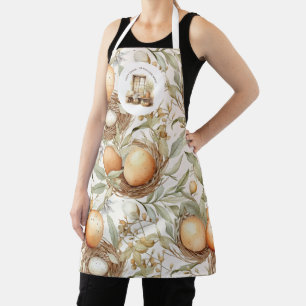 Tablier Nom de famille Russe Beige de Pâques