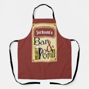Tablier Nom de l'ajout du panneau Barre et Grill