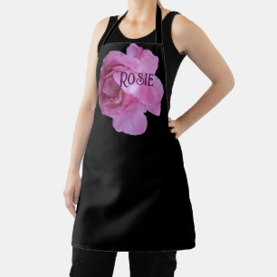 Tablier Nom personnalisable tendance Rosie rose rose rose 