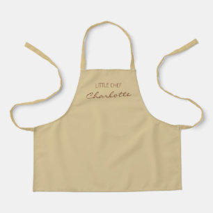 Tablier Nom personnalisé de petit chef simple