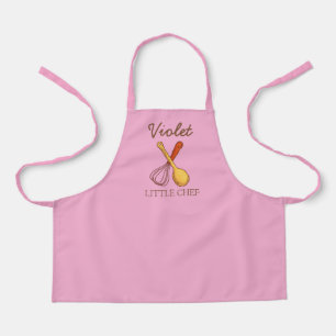 Tablier Nom personnalisé du petit chef mignon
