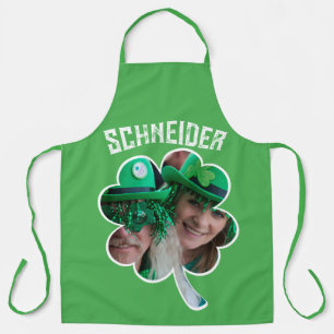 Tablier Nom personnalisé Jour de la Saint Patrick photo de