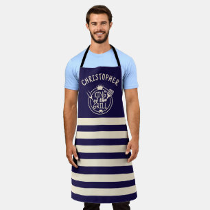 Tablier Nom personnalisé King of the Grill