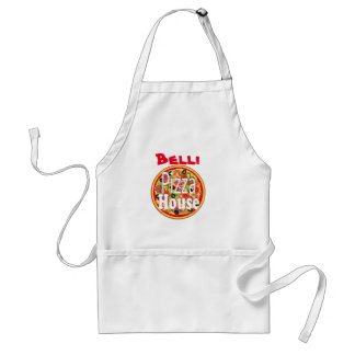 Tablier Nom personnalisé Maison de pizza italienne Adulte 