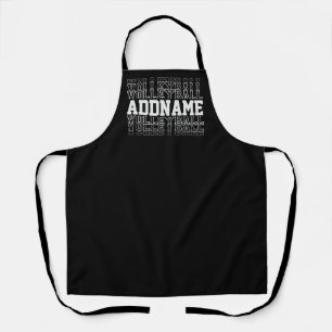 Tablier NOM PERSONNALISÉ Vanisant Volleyball Logo Joueur d