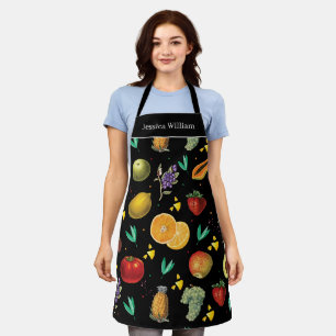 Tablier Nom Personnel Fruit Tropical Et Légumes