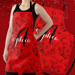 Tablier Noms de filles populaires Surprise cadeau Roses ro