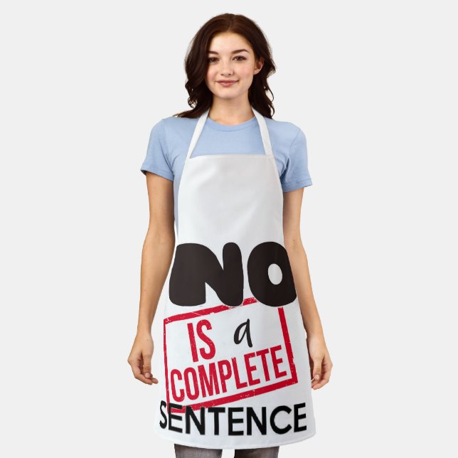 Tablier Non est une phrase complète (Porté)