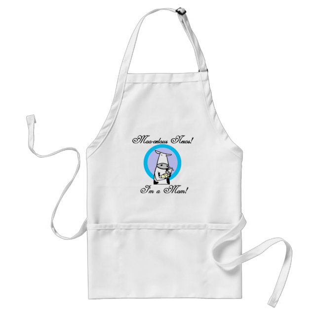 Tablier Nouveau Moo-velous Maman Tshirts et cadeaux (Devant)