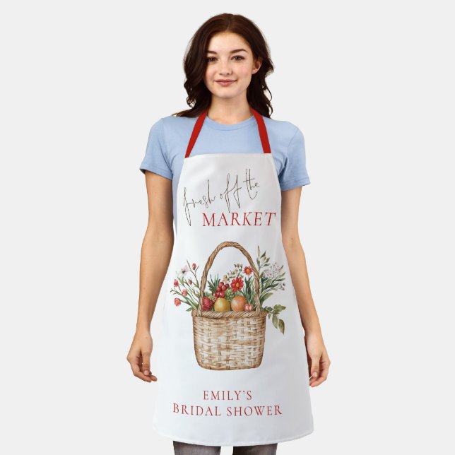 Tablier Nouveau sur le Marché Nom Shower de Mariée (Porté)