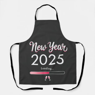 Tablier Nouvel An Chargement 2025 Joyeux Noël du Nouvel An