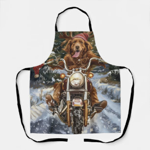 Tablier Nouvelle-Écosse Moto à chiens Noël