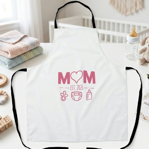 Tablier Nouvelle maman est 2026 Première fois maman person