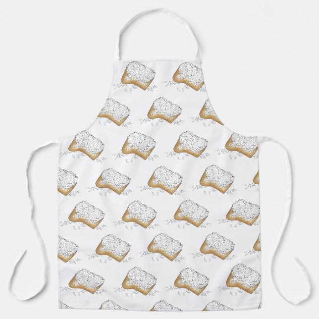 Tablier Nouvelle-Orléans Louisiane NOLA Sugary Beignet Pas (Recto)