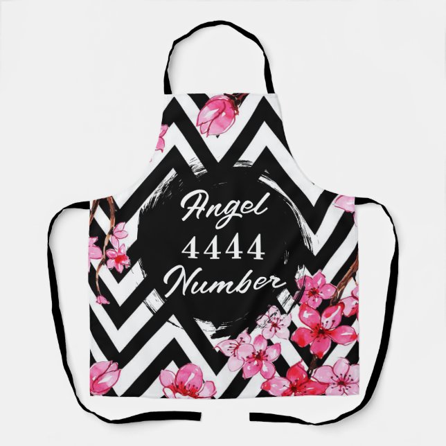 Tablier Numéro d'ange "4444" (Recto)