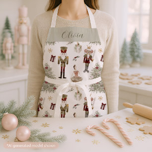 Tablier Nutcracker Ballet de Noël Personnalisé