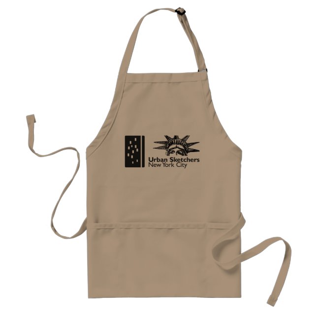 Tablier NYC Urban Sketchers Apron (Devant)